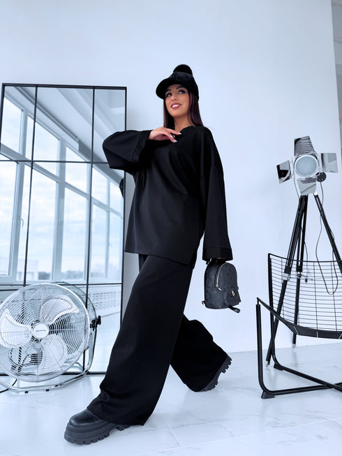 LARGE SIZE set "MANHATTAN" - BLACK